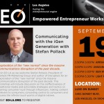 Stefan Pollack Speaking for the EO LA Empowered Entrepreneur Workshop 9/19/13